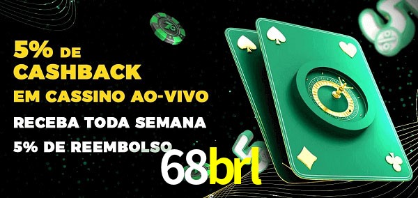 Promoções do cassino ao Vivo 68brl